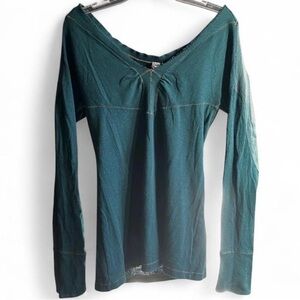 ✧₊∘Vintage Free People boho Long Sleeve Top | L | Excellent condition!